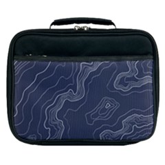 Topography Map Lunch Bag by goljakoff