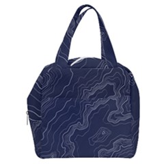 Topography Map Boxy Hand Bag by goljakoff