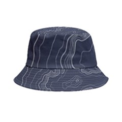 Topography Map Inside Out Bucket Hat by goljakoff