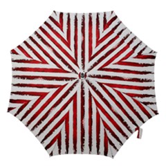 Red Stripes Hook Handle Umbrellas (large) by goljakoff