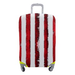 Red Stripes Luggage Cover (small) by goljakoff