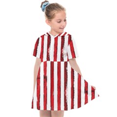 Red Stripes Kids  Sailor Dress by goljakoff