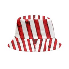 Red Stripes Inside Out Bucket Hat by goljakoff