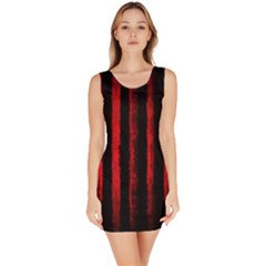 Red Lines Bodycon Dress by goljakoff