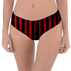 Red Lines Reversible Classic Bikini Bottoms by goljakoff
