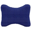 Stars Blue ink Velour Seat Head Rest Cushion View1