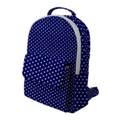 Stars Blue Ink Flap Pocket Backpack (large) by goljakoff