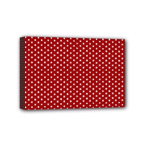 Stars Red Ink Mini Canvas 6  X 4  (stretched) by goljakoff