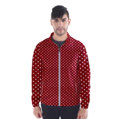 Stars Red Ink Men s Windbreaker