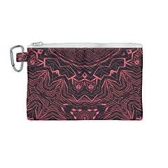 Burgundy Canvas Cosmetic Bag (medium) by LW323