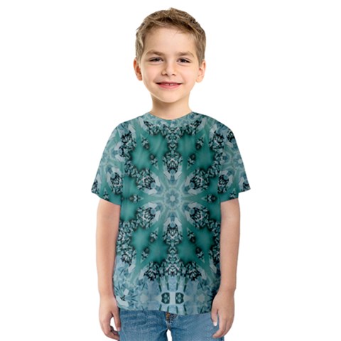 Blue Gem Kids  Sport Mesh Tee by LW323