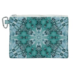 Blue Gem Canvas Cosmetic Bag (xl) by LW323