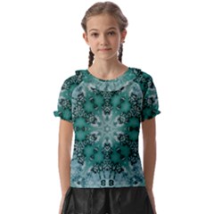 Blue Gem Kids  Frill Chiffon Blouse