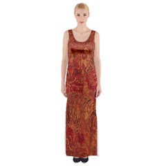 Animalprintfnl1 Thigh Split Maxi Dress