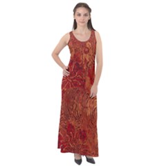 Wild at Heart Sleeveless Velour Maxi Dress