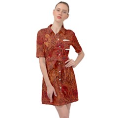 Wild at Heart Belted Shirt Dress