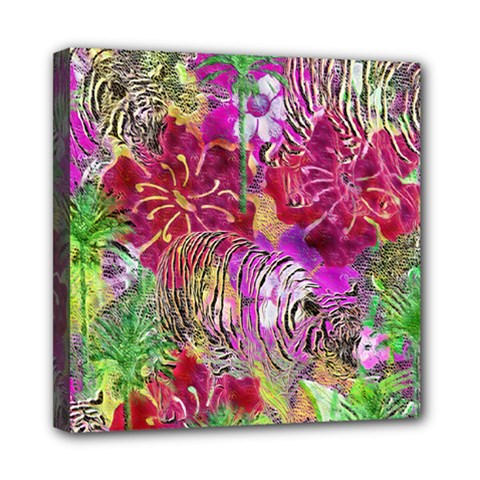 Jungle Love Mini Canvas 8  X 8  (stretched) by PollyParadise