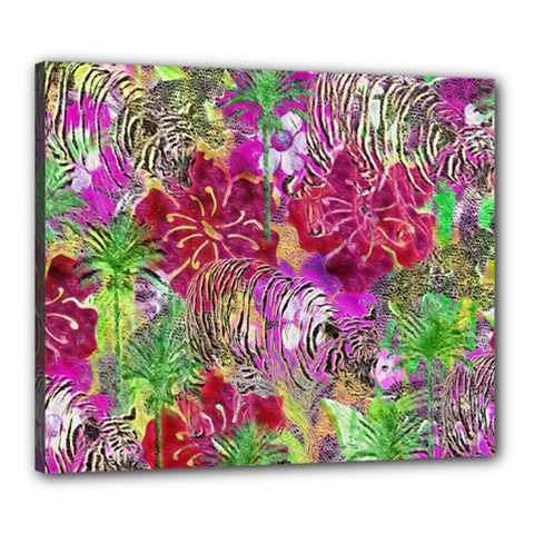 Jungle Love Canvas 24  X 20  (stretched) by PollyParadise