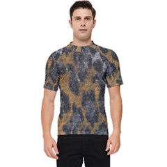 Animalprint Men s Short Sleeve Rash Guard by PollyParadise