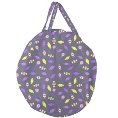 Candy Giant Round Zipper Tote by UniqueThings