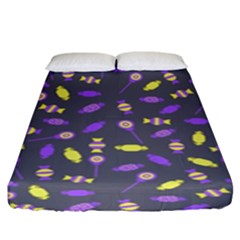 Candy Fitted Sheet (king Size) by UniqueThings