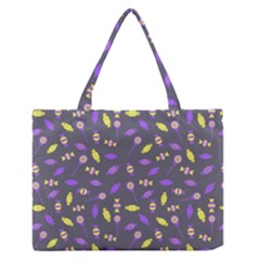 Candy Zipper Medium Tote Bag by UniqueThings