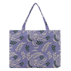 Folk floral pattern. Abstract flowers surface design. Seamless pattern Medium Tote Bag