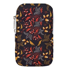 Folk Floral Pattern  Abstract Flowers Surface Design  Seamless Pattern Waist Pouch (large) by Eskimos