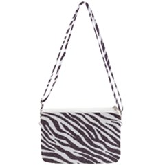 Zebra Double Gusset Crossbody Bag by PollyParadise