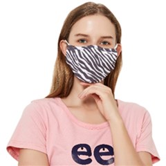 Zebra Fitted Cloth Face Mask (adult) by PollyParadise