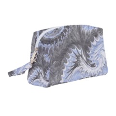Celeste Grey Module Wristlet Pouch Bag (medium) by kaleidomarblingart