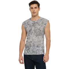 Silver Abstract Grunge Texture Print Men s Raglan Cap Sleeve Tee