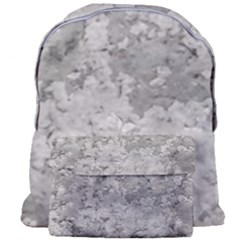 Silver Abstract Grunge Texture Print Giant Full Print Backpack