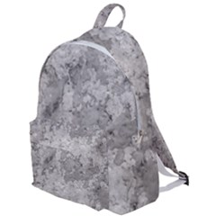Silver Abstract Grunge Texture Print The Plain Backpack