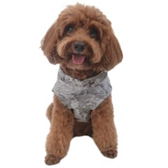 Silver Abstract Grunge Texture Print Dog Sweater