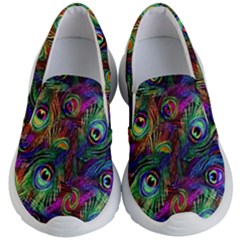 Peacockmania Kids Lightweight Slip Ons by MrsTheDON