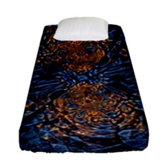 Fractal Galaxy Fitted Sheet (single Size) by MRNStudios