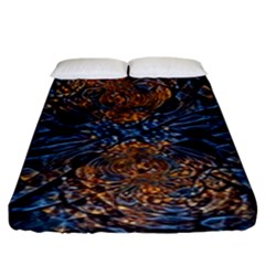 Fractal Galaxy Fitted Sheet (king Size) by MRNStudios