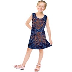 Fractal Galaxy Kids  Tunic Dress by MRNStudios