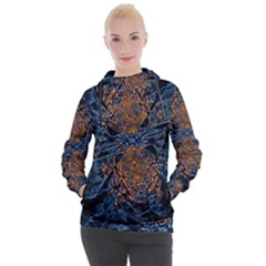 Fractal Galaxy Women s Hooded Pullover by MRNStudios