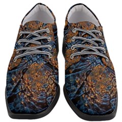 Fractal Galaxy Women Heeled Oxford Shoes by MRNStudios