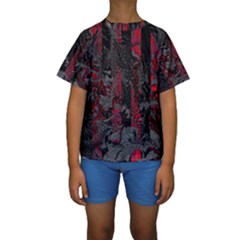 Gates Of Hell Kids  Short Sleeve Swimwear by MRNStudios