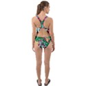 Floral-diamonte Cut-Out Back One Piece Swimsuit View2