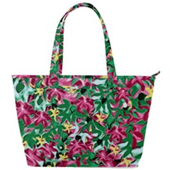 Floral-abstract Back Pocket Shoulder Bag  by PollyParadise