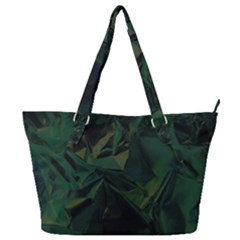 Sea Green Full Print Shoulder Bag