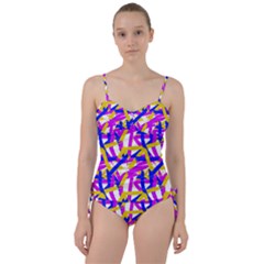 Colored Stripes Sweetheart Tankini Set by UniqueThings