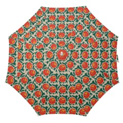 Rose Ornament Straight Umbrellas