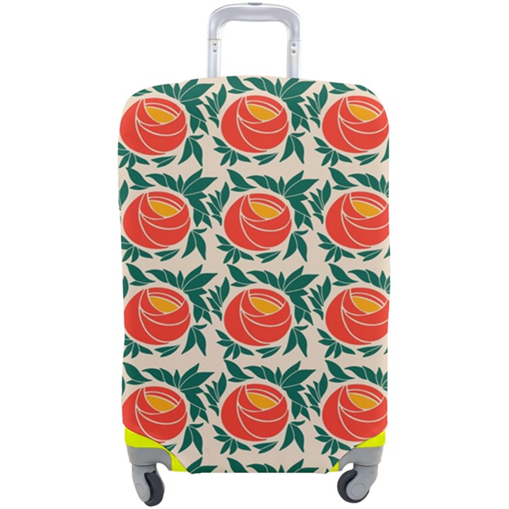 Rose Ornament Luggage Cover (Large)