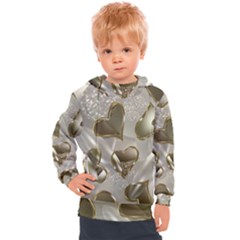   Golden Hearts Kids  Hooded Pullover by Galinka