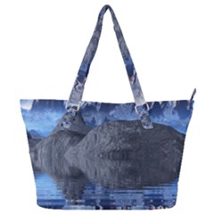 Bluemountains Full Print Shoulder Bag by LW323